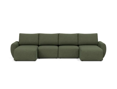Norum Sofa Bed U-shape With Curve Arms