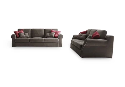 Abby — Sofa with a traditional and classic appearance.