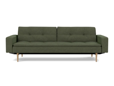 Dublexo Styletto Sofa Bed Light Wood With Arms