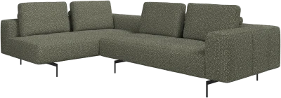 Amsterdam corner sofa with lounging unit