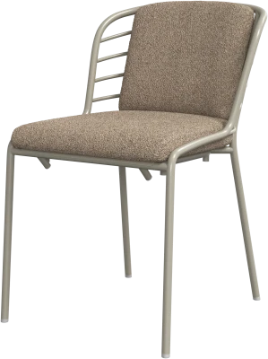 Cancún dining chair with spilvens