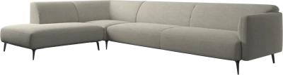 Modena corner sofa with lounging unit