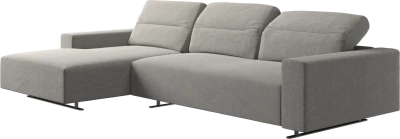 Hampton sofa with adjustable back and resting unit left side