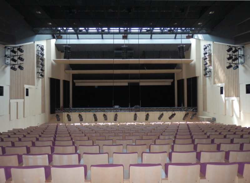 The National Library of Latvia- acoustic systems of Ziedonis Hall